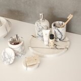  MAR07050302D white bathroom set (5 pieces) Cene