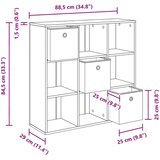  Kreveta s ladicama Bijelo 88 5 x 29 x 84 5 cm | shoptok.hr