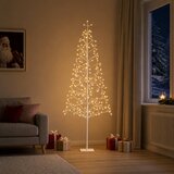  LED božićno drvce Bijela Čelik 196 LED lampica | shoptok.hr