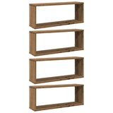 vidaXL Zidne kockaste police 4 kom Artisan hrast 60x15x23 cm | shoptok.hr