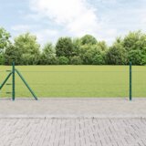 vidaXL heksagonalna ograja zelena 0.4x50 m jeklo | Shoptok.si