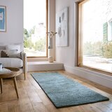 Flair Rugs Prašno moder ročno tkan volnen tekač 80x230 cm Harris Boucle – | Shoptok.si