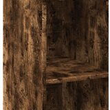 vidaXL Visoka omara dimljeni hrast 40x41x124 cm inženirski les | Shoptok.si