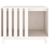  za pse bijela 90 x 60 x 67 cm od masivne borovine | Eponuda.com