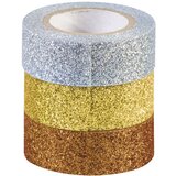 Traka DECO LJEPLJIVA 15MMX3M GLITTER PK3 HEYDA 20-35843 74 SORTIRANO BLISTER | shoptok.hr