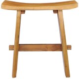 vidaXL Stolček iz trdne tikovine | Shoptok.si