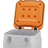 Cemo Posoda za zbiranje nevarnih snovi Mobil-Box, prostornina 250 l, DxŠxV 600 x 600 x 890 mm, oranžne barve | Shoptok.si