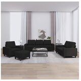 vidaXL 4-dijelni set sofa crni od tkanine | shoptok.hr