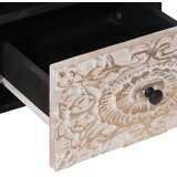 TV ormar s pohranom Bijelo 70 x 33 5 x 46 cm Čvrsto drvo manga - Bijelo | shoptok.hr