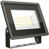 led reflektor 20W cw 6500K hladno bela crni vtac