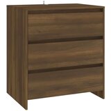  Komoda boja smeđeg hrasta 70 x 41 x 75 cm od iverice | shoptok.hr