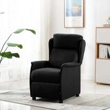  Massagerica s jastukom Crna 93.5 x 67.5 x 101.5 cm tkanina | shoptok.hr