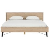 Tvilum Zakonska postelja v hrastovem dekorju z letvenim dnom 180x200 cm v naravni barvi Ry – | Shoptok.si