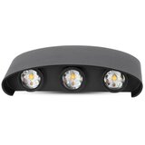  LED spoljašnje zidno svetlo 6xLED/6W/230V IP54 4000K crna | Eponuda.com
