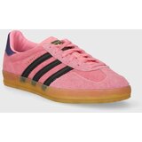 Adidas Tenisice od brušene kože Gazelle Indoor boja: ružičasta | shoptok.hr