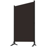 vidaXL Sobna pregrada s 3 panela smeđa 260 x 180 cm | shoptok.hr