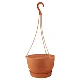 Viseči cvetlični lonec Twister (Plastika, Terakota, Premer: 24 cm)