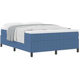  Okvir kreveta Plava 140x190 cm Baršunasta tkanina | shoptok.hr