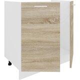 MID.YOU Spodnja Omarica Za Korito Esilo, Hrast, Bela | Shoptok.si