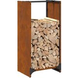  Stalak za drva za ogrjev 40x30x80 cm pohabani čelik | shoptok.hr