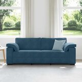  Trosjed Plavi 220x77x82 cm Baršun | shoptok.hr