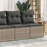 vidaXL 4-dijelni set vrtnih sofa poliratan i bagrem s jastucima sivi | shoptok.hr