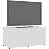 TV ormarić bijeli 80 x 34 x 36 cm od konstruiranog drva | shoptok.hr