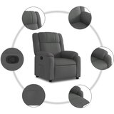  Naslonjač od tkanine tamnosivi | shoptok.hr
