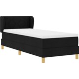 Box Spring postelja z vzmetnico Črna 80x200 cm Tkanina, (22052086) | Shoptok.si