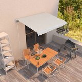 vidaXL Samodejno zložljiva tenda 350x250 cm krem Cene