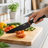 Vilde set kuhinjskih nožev od nerjavečega jekla – 5 kosov, črn | Shoptok.si