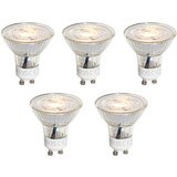 LUEDD Set van 5 GU10 50mm 3-staps dimbaar in Kelvin LED lampen helder 4.5W 380 lm 2000-2700K | Shoptok.si