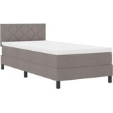  s opruga kutije Sivo-smeđa 90 x 200 cm tkanina | shoptok.hr