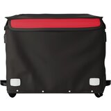  Prikolica za bicikl crno-crvena 45 kg željezna Crna 134 x 69 x 59 cm | shoptok.hr
