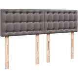 vidaXL Krevet s oprugama i madracem sivi 140x200 cm od umjetne kože | shoptok.hr