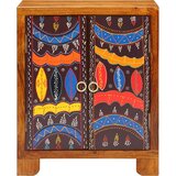 vidaXL Bivak Multicolor 50x35x60 Masivni les Akacija | Shoptok.si