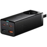 Baseus GaN3 Pro Desktop Powerstrip/65W/AC+2U+2C/crna/+Type-C kabl 100W Punjač ( PSZM000901 ) | ePonuda.com