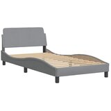  Okvir kreveta bez madraca svjetlosivi 100x200 cm od tkanine | shoptok.hr