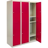 Monster 3 x kovinske omarice za shranjevanje - dvoje vrat, rdeče - ravno pakiranje, (21571286) | Shoptok.si