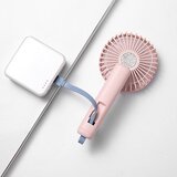Punjivi džepni ventilator 5W/5V 1200 mAh, ružičasti | Eponuda.com