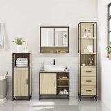 3-dijelni set kupaonskog namještaja boja hrasta sonome drveni | shoptok.hr