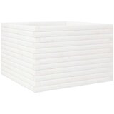  Vrtna sadilica bijela 70x70x46 cm od masivne borovine | shoptok.hr