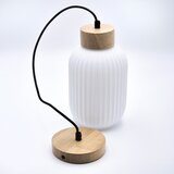  Luster na kablu HARMONY 1xE27/15W/230V prečnik 14 cm bela/hrast | Eponuda.com
