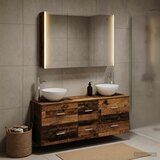  Set namještaja za kupaonicu 4 kom. Staro drvo | shoptok.hr