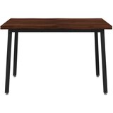  90 x 55 x 75 cm Čvrsto drvo akacije Tamno smeđa i crna - tamno smeđa i crna 90 x 55 x 75 cm Živi rub | shoptok.hr