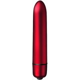 Rocks Off Scarlet Velvet - mini vibrator za šminko (10 utripov) - rdeča | Shoptok.si