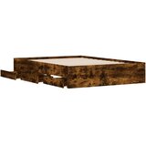  Okvir kreveta s ladicama boja hrasta 120x190 cm | Eponuda.com