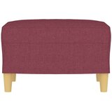  Tabure crvena boja vina 60 x 50 x 41 cm od tkanine | shoptok.hr