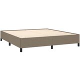  Box spring postelja z vzmetnico taupe 180x200 cm blago, (20791398) | Shoptok.si