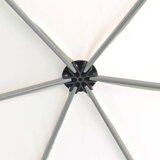  Heksagonalni Pop-Up Šator sa 6 Panela Krem Bijeli 3,6x3,1 m | shoptok.hr